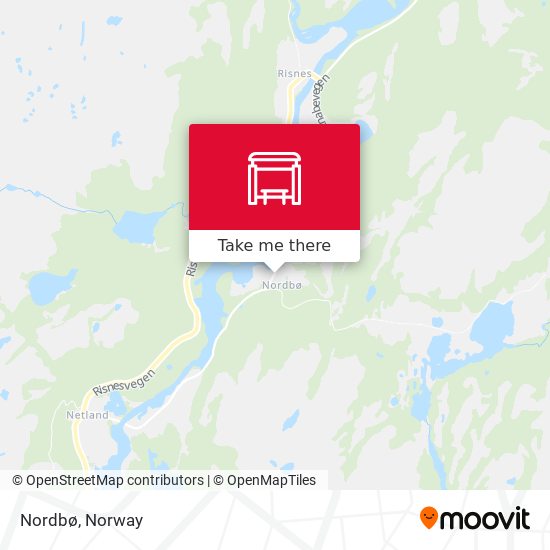 Nordbø map