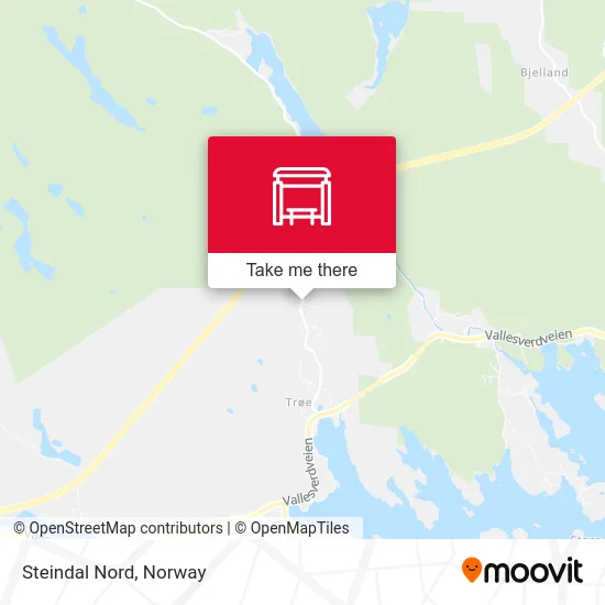 Steindal Nord map