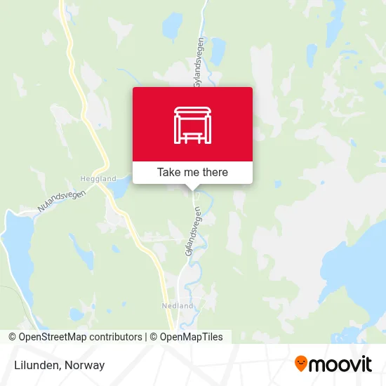 Lilunden map