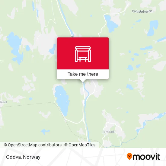 Oddva map