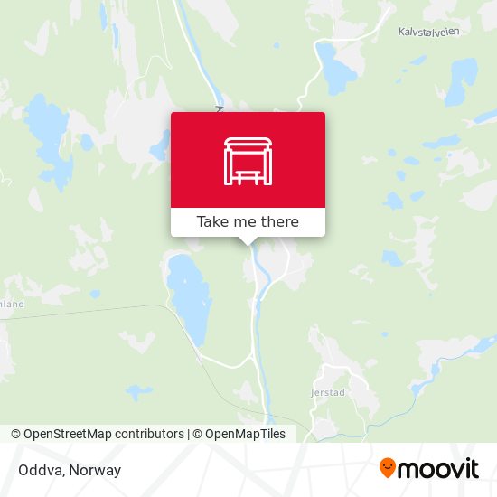 Oddva map