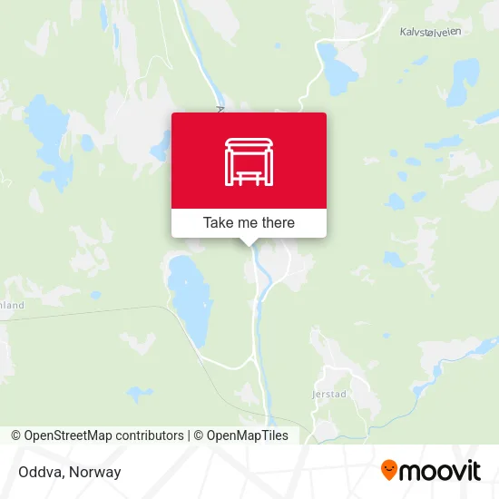 Oddva map