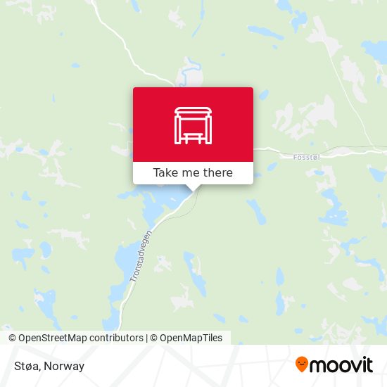 Støa map