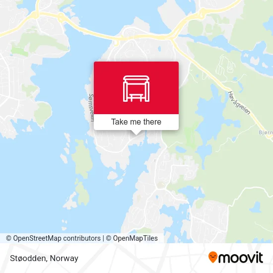 Støodden map