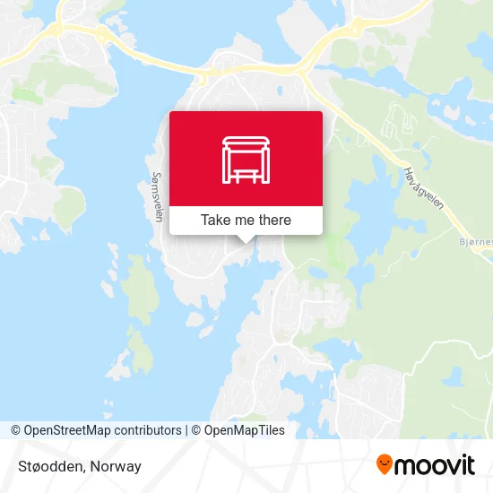 Støodden map