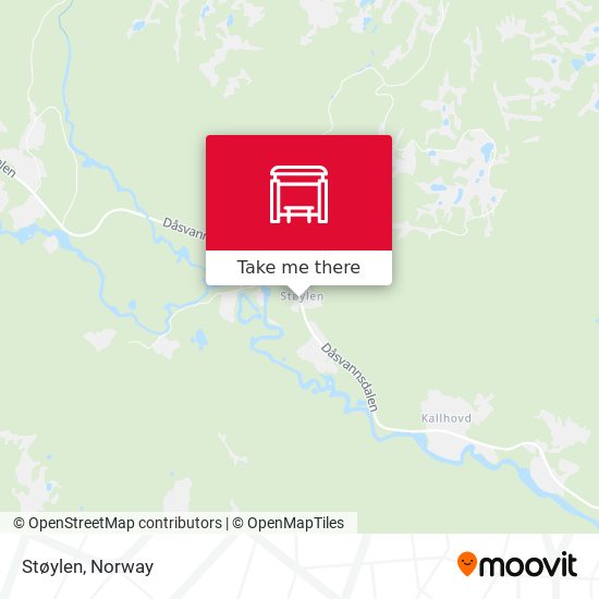 Støylen map