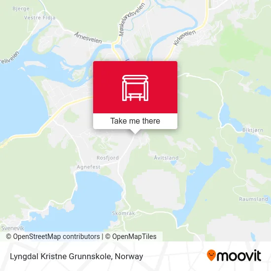 Lyngdal Kristne Grunnskole map