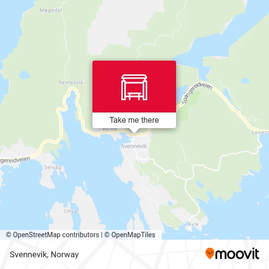 Svennevik map