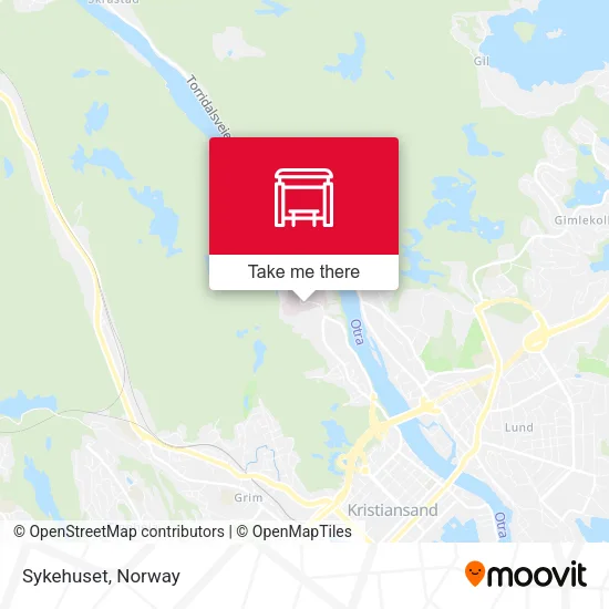 Sykehuset map