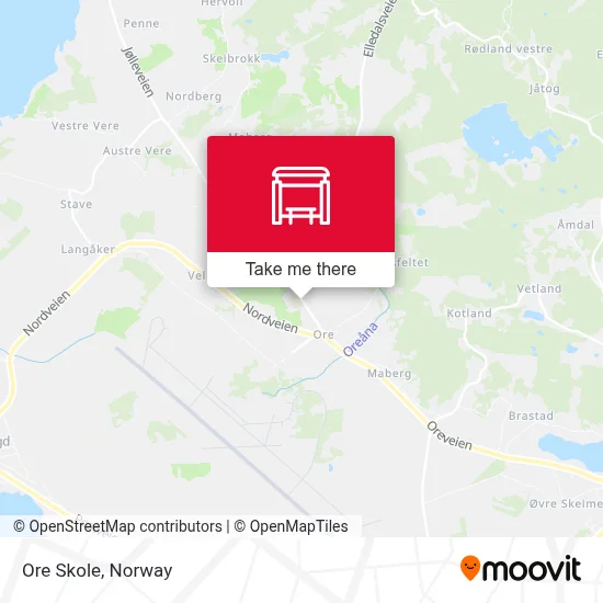 Ore Skole map