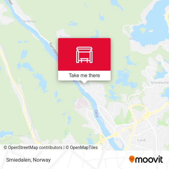 Smiedalen map