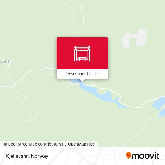 Kjellevann map