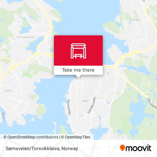 Sømsveien/Torsvikkleiva map