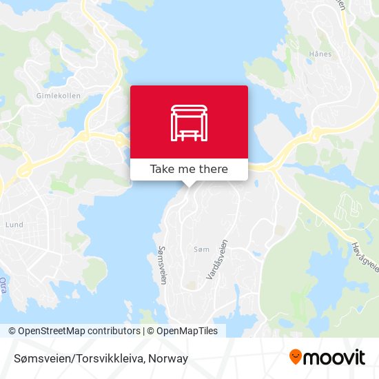 Sømsveien/Torsvikkleiva map