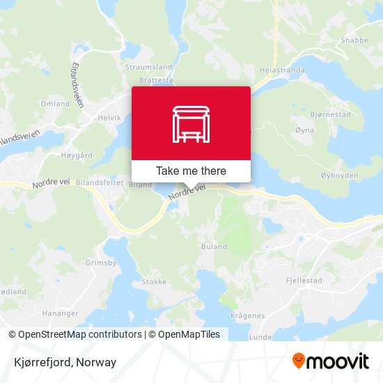 Kjørrefjord map