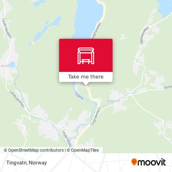 Tingvatn map