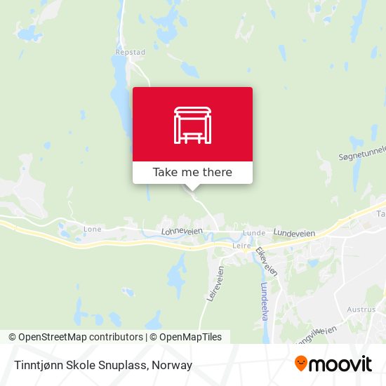 Tinntjønn Skole Snuplass map