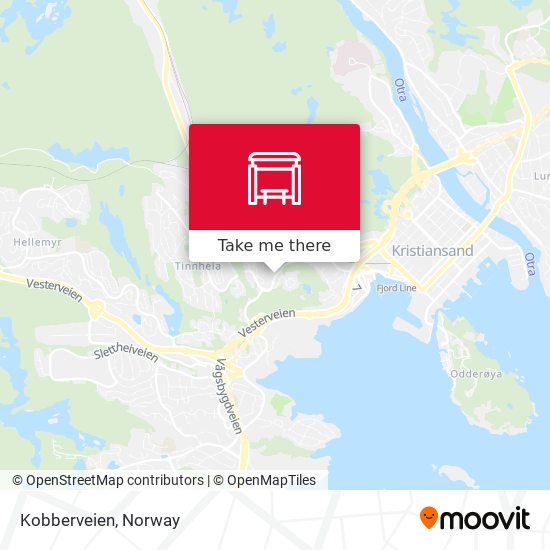 Kobberveien map