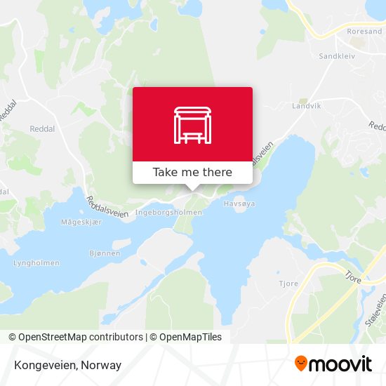 Kongeveien map