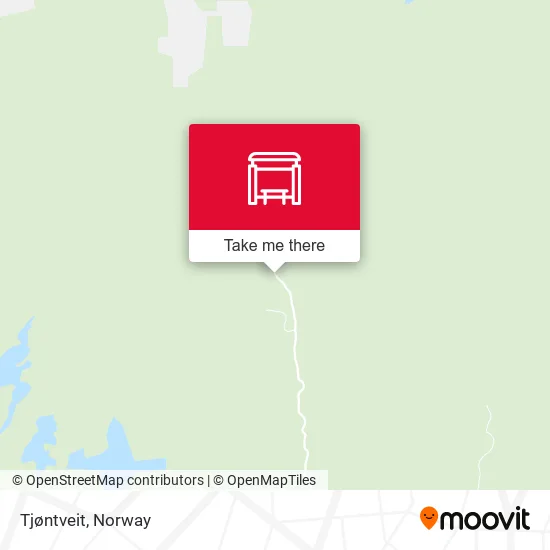Tjøntveit map
