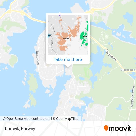 Korsvik map