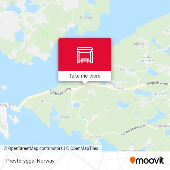 Prestbrygga map