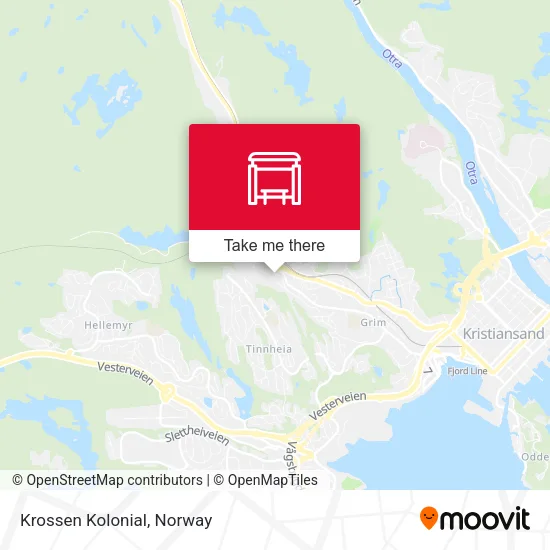 Krossen Kolonial map