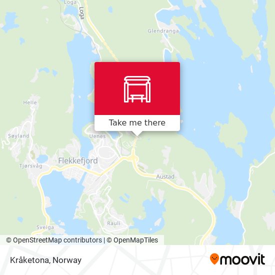 Kråketona map