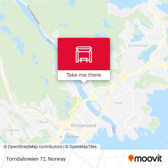 Torridalsveien 72 map