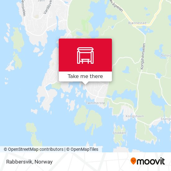 Rabbersvik map