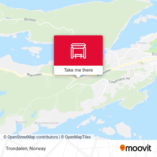 Trondalen map