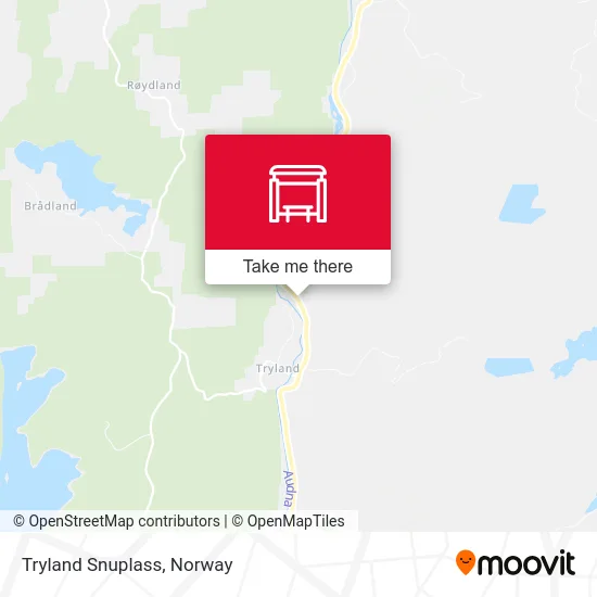 Tryland Snuplass map