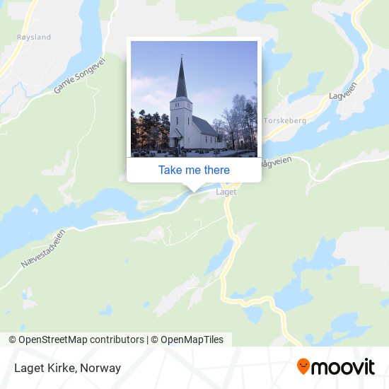 Laget Kirke map