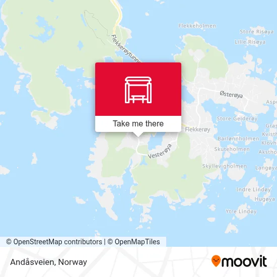Andåsveien map