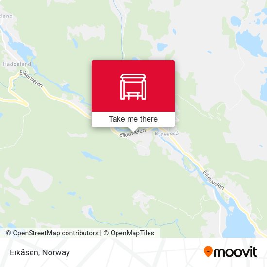 Eikåsen map