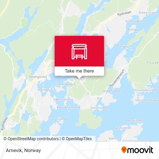 Arnevik map