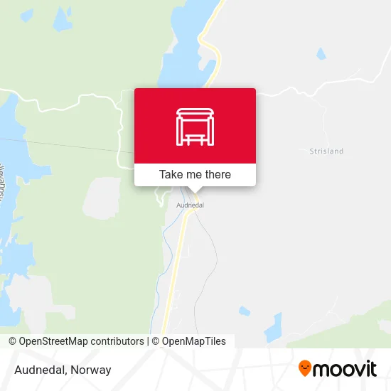 Audnedal map