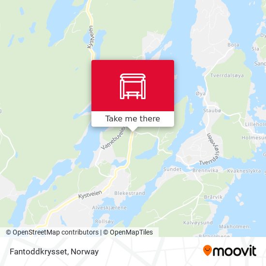 Fantoddkrysset map