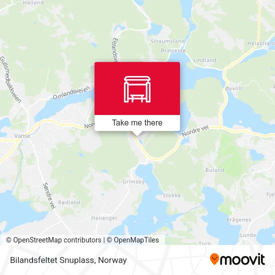 Bilandsfeltet Snuplass map