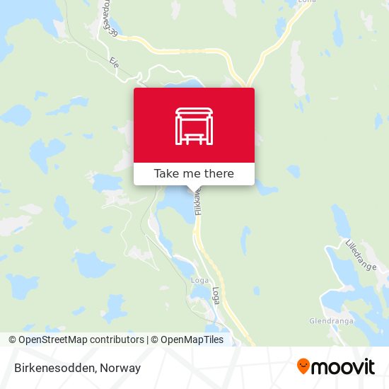 Birkenesodden map
