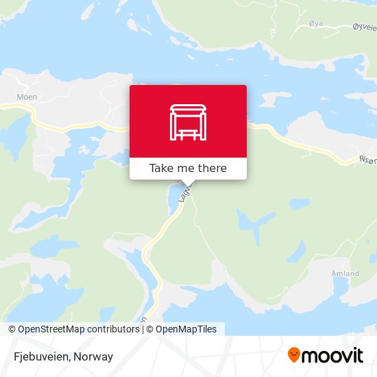 Fjebuveien map