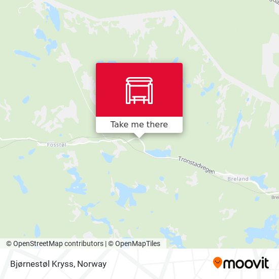 Bjørnestøl Kryss map