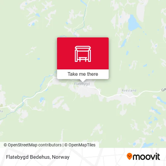 Flatebygd Bedehus map