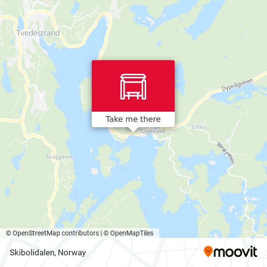 Skibolidalen map