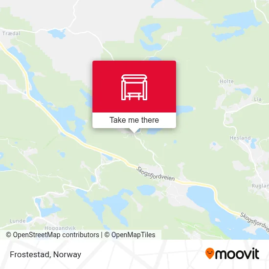 Frostestad map