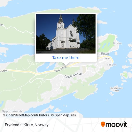 Frydendal Kirke map