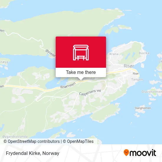 Frydendal Kirke map