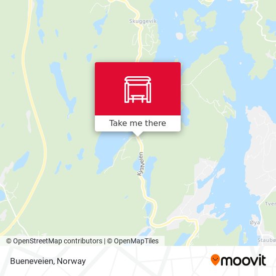 Bueneveien map