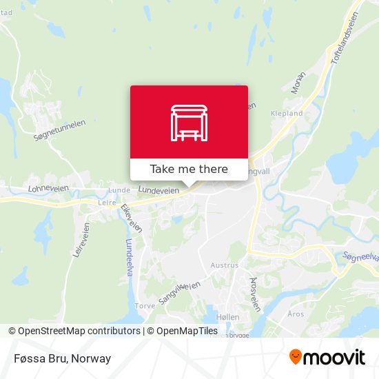 Føssa Bru map