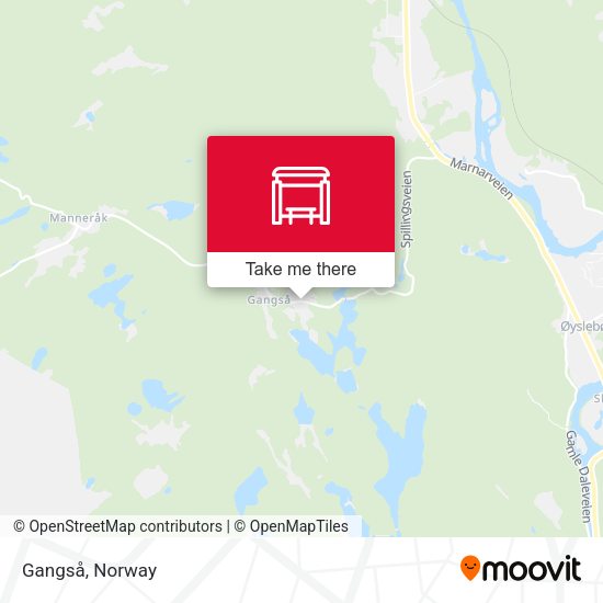 Gangså map